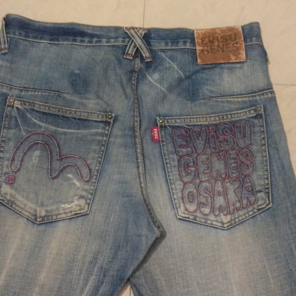 Original vintage evisu genens jeans - Picture 5 of 14